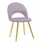 KRZESŁO FLEX RÓŻOWE 52 48 78 cm ZESTAW 2 SZT